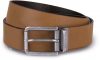 K-UP KP812 RAW EDGE LEATHER BELT - 35MM U