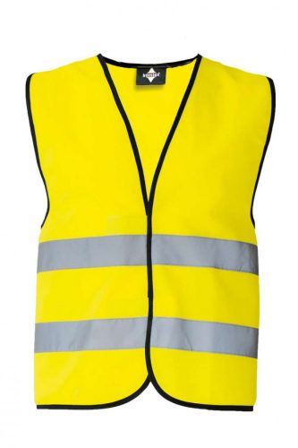 Korntex KXVW SAFETY VEST "WOLFSBURG" - BLACK HEM S