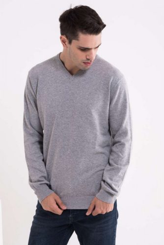 Legend World Wide LW9133 MEN’S V-NECK FINE GAUGE COTTON PULLOVER M