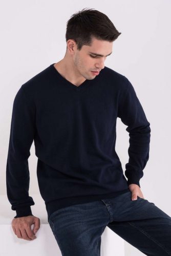 Legend World Wide LW9133 MEN’S V-NECK FINE GAUGE COTTON PULLOVER 2XL