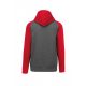 Proact PA370 KIDS' TWO-TONE HOODED SWEATSHIRT 10/12