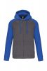 Proact PA380 UNISEX TWO-TONE ZIPPED HOODED FLEECE JACKET 2XL