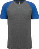 Proact PA4010 ADULT TRIBLEND TWO-TONE SPORTS SHORT-SLEEVED T-SHIRT 3XL