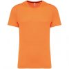 Proact PA4012 újrahasznosított férfi kereknyakú sportos póló - Fluorescent Orange