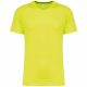 Proact PA4012 újrahasznosított férfi kereknyakú sportos póló - Fluorescent Yellow