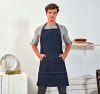 Premier PR126 JEANS STITCH DENIM BIB APRON U