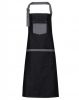 Premier PR127 'DOMAIN' CONTRAST DENIM BIB APRON U