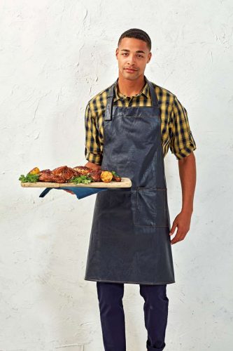 Premier PR139 FAUX LEATHER BIB APRON U