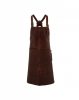 Premier PR140 ‘ARTISAN’ REAL LEATHER CROSS BACK BIB APRON U