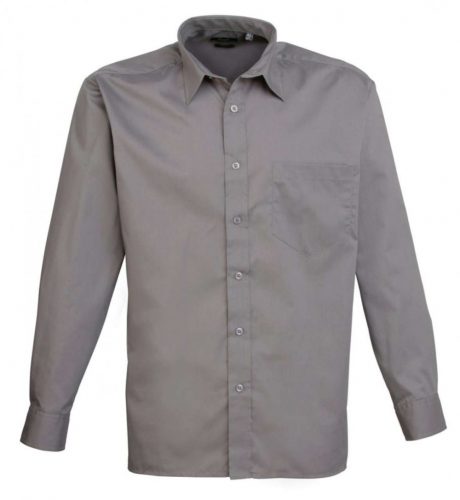 Premier PR200 MEN'S LONG SLEEVE POPLIN SHIRT S/M