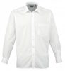 Premier PR200 MEN'S LONG SLEEVE POPLIN SHIRT M/L