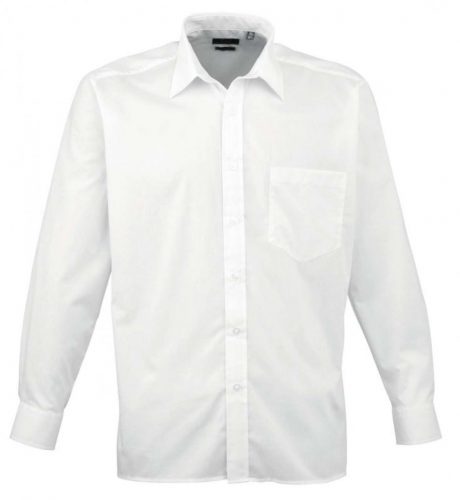 Premier PR200 MEN'S LONG SLEEVE POPLIN SHIRT M/L