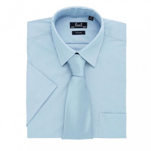 Premier PR202 MEN'S SHORT SLEEVE POPLIN SHIRT L