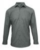 Premier PR217 MEN'S CROSS-DYE ROLL SLEEVE POPLIN BAR SHIRT XS