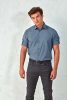 Premier PR217 MEN'S CROSS-DYE ROLL SLEEVE POPLIN BAR SHIRT XS