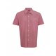 Premier PR221 MEN'S SHORT SLEEVE GINGHAM COTTON MICROCHECK SHIRT 2XL