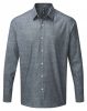 Premier PR245 MEN'S COTTON SLUB CHAMBRAY LONG SLEEVE SHIRT 2XL