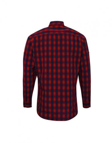 Premier PR250 'MULLIGAN' CHECK - MEN'S LONG SLEEVE COTTON SHIRT 3XL