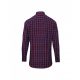 Premier PR256 'SIDEHILL' CHECK - MEN'S LONG SLEEVE COTTON SHIRT M