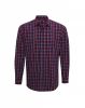 Premier PR256 'SIDEHILL' CHECK - MEN'S LONG SLEEVE COTTON SHIRT M