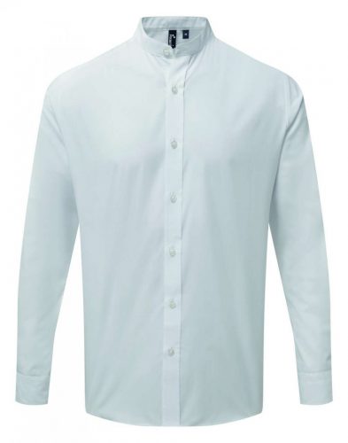 Premier PR258 BANDED COLLAR 'GRANDAD' LONG SLEEVE SHIRT 3XL