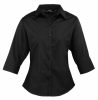 Premier PR305 WOMEN'S POPLIN 3/4 SLEEVE BLOUSE 2XL