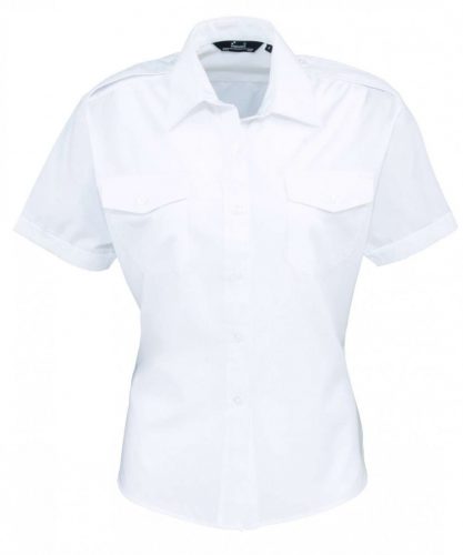 Premier PR312 WOMEN'S SHORT SLEEVE PILOT SHIRT L