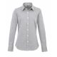 Premier PR320 WOMEN'S LONG SLEEVE GINGHAM MICROCHECK SHIRT XS