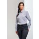 Premier PR338 WOMEN'S COTTON RICH OXFORD STRIPES SHIRT L