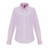 Premier PR338 WOMEN'S COTTON RICH OXFORD STRIPES SHIRT L