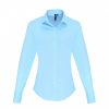 Premier PR344 WOMEN'S STRETCH-FIT COTTON POPLIN LONG SLEEVE SHIRT XS