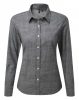 Premier PR345 WOMEN'S COTTON SLUB CHAMBRAY LONG SLEEVE SHIRT XS