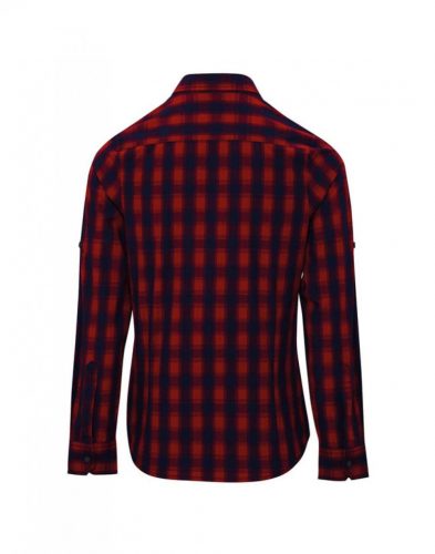 Premier PR350 'MULLIGAN' CHECK - WOMEN'S LONG SLEEVE COTTON SHIRT 2XL