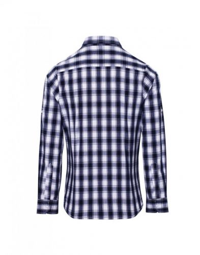 Premier PR350 'MULLIGAN' CHECK - WOMEN'S LONG SLEEVE COTTON SHIRT XS