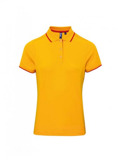 Premier PR619 LADIES’ CONTRAST COOLCHECKER POLO 2XL