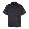 Premier PR664 CHEF'S SHORT SLEEVE STUD JACKET XS