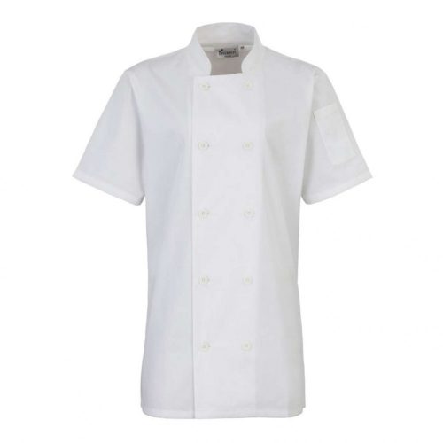 Premier PR670 WOMEN'S SHORT SLEEVE CHEF'S JACKET 2XL