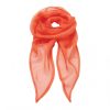 Premier PR740 'COLOURS COLLECTION' PLAIN CHIFFON SCARF U