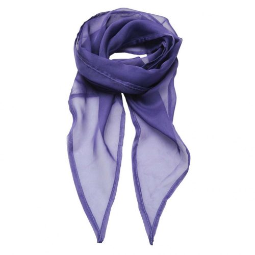 Premier PR740 'COLOURS COLLECTION' PLAIN CHIFFON SCARF U