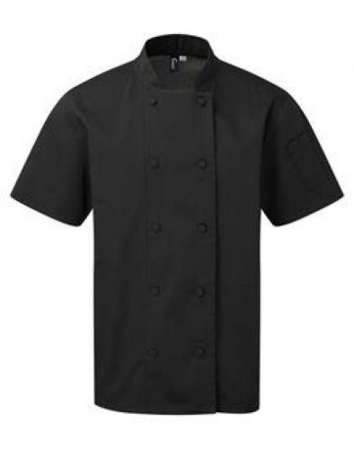 Premier PR902 CHEF'S COOLCHECKER® SHORT SLEEVE JACKET XS