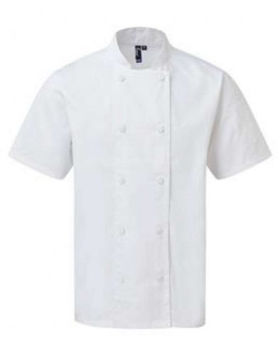 Premier PR902 CHEF'S COOLCHECKER® SHORT SLEEVE JACKET XS