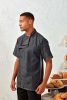 Premier PR906 CHEF'S ZIP-CLOSE SHORT SLEEVE JACKET S