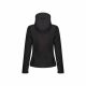 Regatta RETRA702 WOMEN'S VENTURER 3 LAYER HOODED PRINTABLE SOFTSHELL JACKET 10