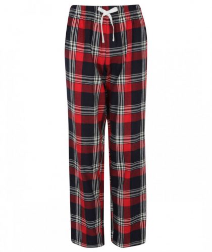 Skinnifit SK083 LADIES TARTAN LOUNGE TROUSERS XXS