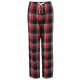 Skinnifit SK083 LADIES TARTAN LOUNGE TROUSERS XXS