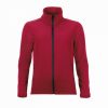 SOL'S SO01194 Race női cipzáros softshell dzseki - Pepper Red