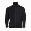 SOL'S SO01195 Race férfi cipzáros softshell dzseki - Black