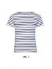 SOL'S SO01400 SOL'S MILES KIDS - ROUND NECK STRIPED T-SHIRT 12A