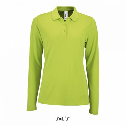 SOL'S SO02083 SOL'S PERFECT LSL WOMEN - LONG-SLEEVE PIQUÉ POLO SHIRT L