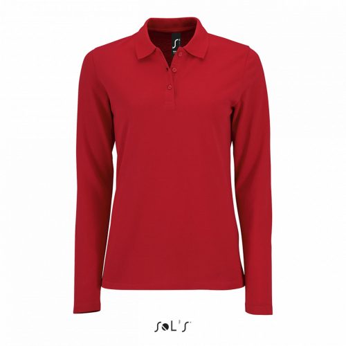 SOL'S SO02083 SOL'S PERFECT LSL WOMEN - LONG-SLEEVE PIQUÉ POLO SHIRT L